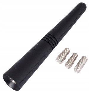 Maszt Antenowy 9cm Gumowany Z 3 Adapterami: 5 6 7