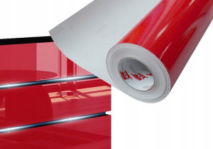 Okleina Meblowa 50x100 Ciemny Czerwony Połysk