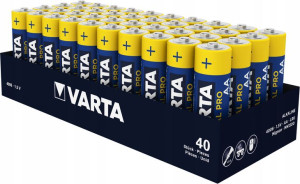 40x Baterie Varta Industrial Pro Lr6 R6 Aa 40sztuk