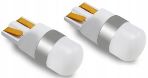 HQ Zestaw postojówek LED W5W 12V 150lm SOCZEWKA