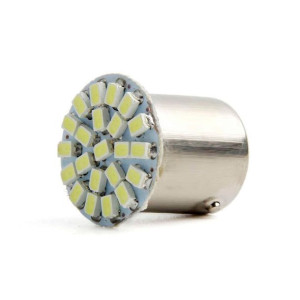 Żarówka P21W 12V 22x SMD 1210 LED zimna biel