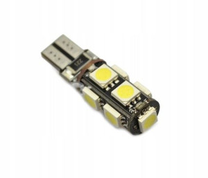 Żarówka Led W5w T10 12v R10 Canbus 9smd 140lm