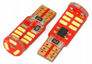 Żarówka Led W5w T10 12v 15xsmd 250lm Canbus