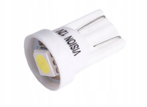 Hq Żarówka Vision W5w T10 12v 4xsmd White Led