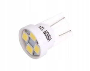 Hq Żarówka Vision W5w T10 12v 4xsmd White Led