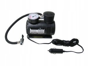 KOMPRESOR SAMOCHODOWY 12V 250 PSI + końcówki