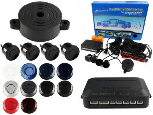 4x Czujnik Parkowania Zestaw Parktronic Buzzer Hit