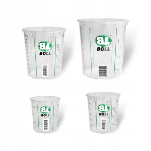 BOLL pojemniki plastikowe z podziałką 2240ml
