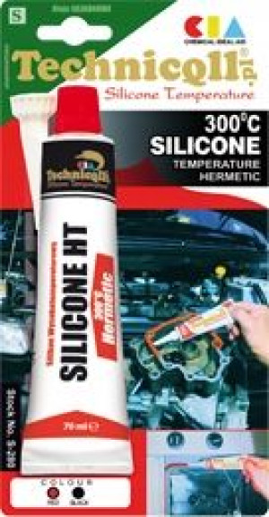 Technicqll SILIKON WYSOKOTEMPERATUROWY CZARNY 70ml