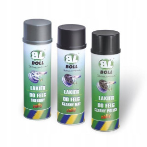 BOLL lakier do felg samochodowych 500ml CZARNY MAT