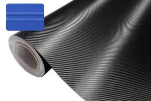 Okleina 3d Carbon Na Samochód 150x50 + Rakla 3m