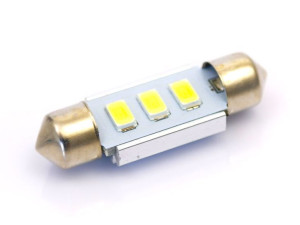 Żarówka Led C5w C10w Rurka 3 Smd Led 42 Mm Can Bus
