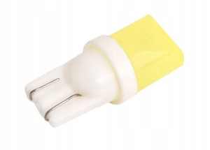 Żarówka Led W5w T10 1w Cob Stożek 12v 180st Biała