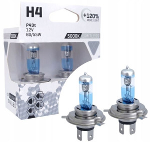 Vision Żarówki H4 +120% 60/55w 12v Arctic White