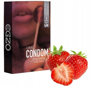 Egzo Prezerwatyy Truskawkowe Seks Oralny Do Loda