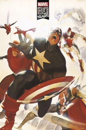 Marvel 80 Years Avengers - plakat 61x91,5 cm