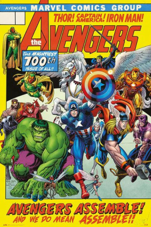 Marvel Avengers Komiks - Potężne Problemy - plakat 61x91,5 cm