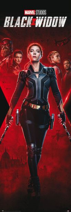 Marvel Czarna Wdowa Black Widow - plakat 53x158 cm