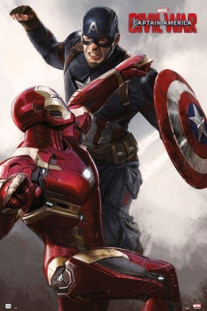 Marvel Kapitan Ameryka Civil War Iron Man - plakat 61x91,5 cm