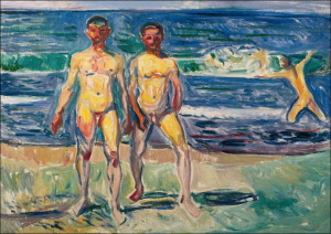 Men at sea, Edward Munch - plakat 42x59,4 cm