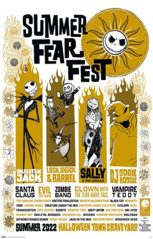 Miasteczko Halloween Letni Festiwal Strachu - plakat 61x91,5 cm