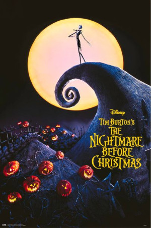 Miasteczko Halloween Tim Burton - plakat 61x91,5 cm