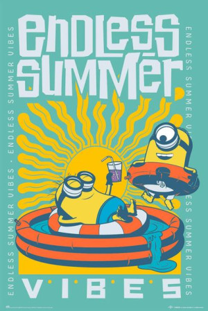 Minionki rozrabiają Wakacyjne Wibracje - plakat 61x91,5 cm