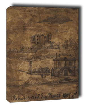 Mess Downstream, the Auteuil Quai - obraz na płótnie 60x80 cm