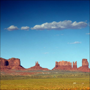 Monument Valley, Carol Highsmith - plakat 30x30 cm