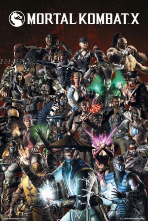 Mortal Kombat Bohaterowie - plakat 61x91,5 cm