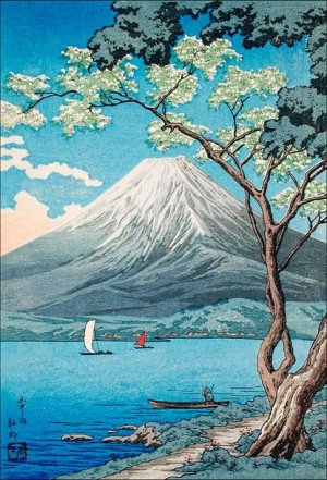Mount Fuji from Lake Yamanaka, Hiroaki Takahashi - plakat 42x59,4 cm