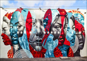 Mural in the Wynwood neighborhood of Miami, Florida., Carol Highsmith - pla