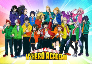 My Hero Academia Bohaterowie - plakat 91,5x61 cm