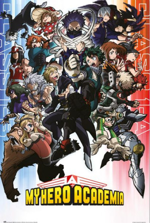 My Hero Academia Klasa 1A i 1B - plakat 61x91,5 cm