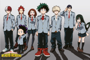 My Hero Academia Mundurki Szkolne - plakat 91,5x61 cm