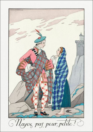 N’ayez pas peur, petite!, George Barbier - plakat 30x40 cm