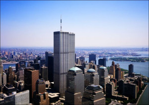 New York City with World Trade Center., Carol Highsmith - plakat 59,4x42 cm