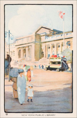 New York Public Library, Rachael Robinson Elmer - plakat 20x30 cm