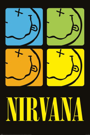 Nirvana Smiley - plakat 61x91,5 cm