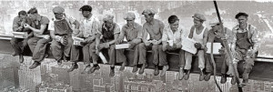Nowy Jork Robotnicy na Belce - Lunch - plakat 158x53 cm