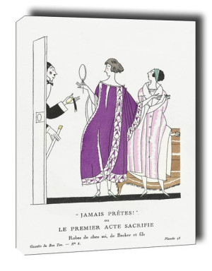 Never ready! or The first act sacrifices, home dresses, by Becker and son -