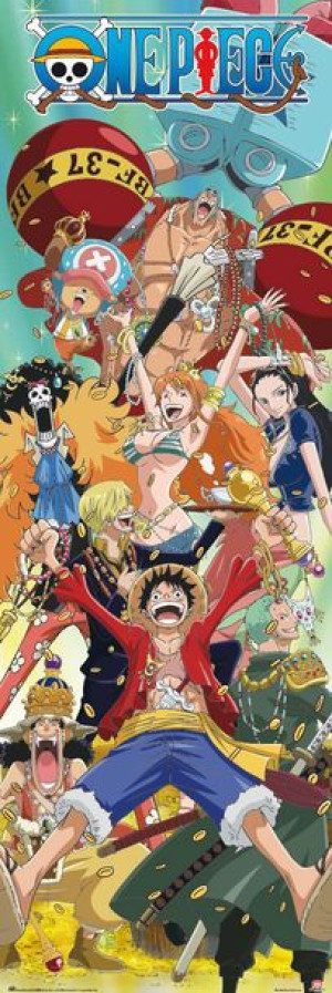 One Piece Bohaterowie - plakat 53x158 cm