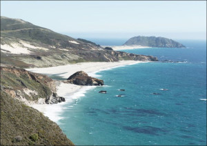 Pacific Coast Highway Scenic., Carol Highsmith - plakat 50x40 cm