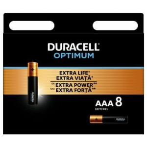 Bateria Alkaliczna Duracell OPTIMUM AAA 8szt.