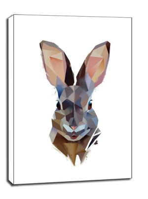 rabbit - obraz na płótnie 60x80 cm