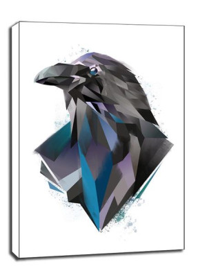 Raven - obraz na płótnie 90x120 cm