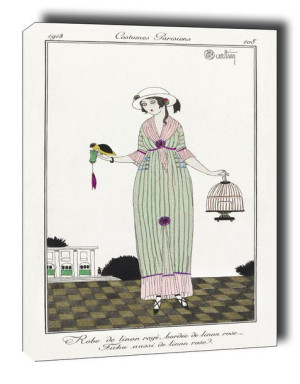 Robe de linon - obraz na płótnie 70x100 cm