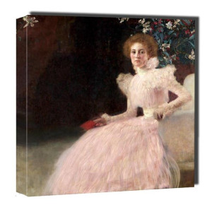 Sonja Knips, Gustav Klimt - obraz na płótnie 60x60 cm