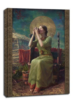 Spragniona - obraz na płótnie 70x100 cm