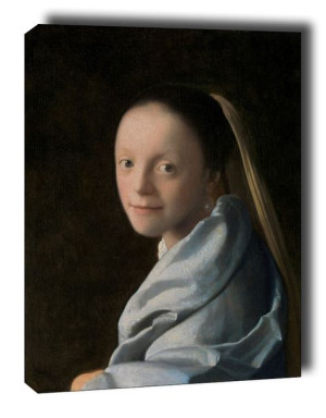 Study of a Young Woman - obraz na płótnie 70x100 cm